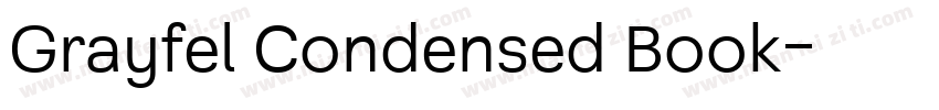 Grayfel Condensed Book字体转换
